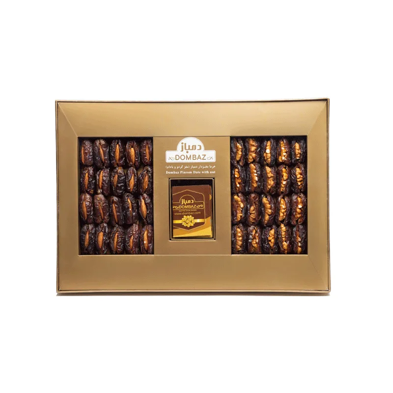 Gift box of Piarom dates with walnuts and almonds