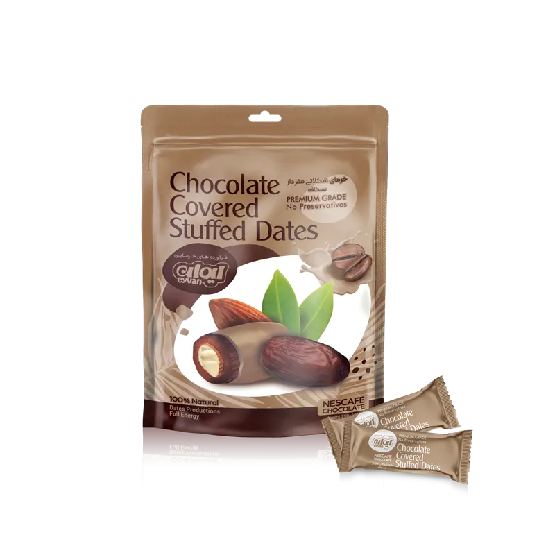 Eyvan chocolate covered stuffed dates with coffee flavor 150grams