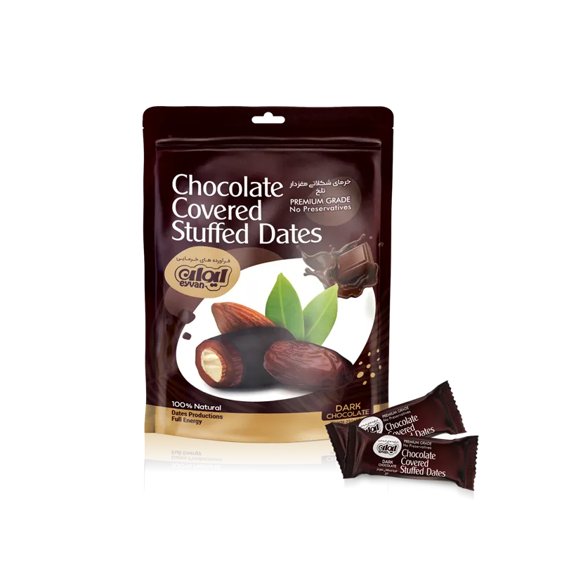 Eyvan dark chocolate covered stuffed dates 150 grams