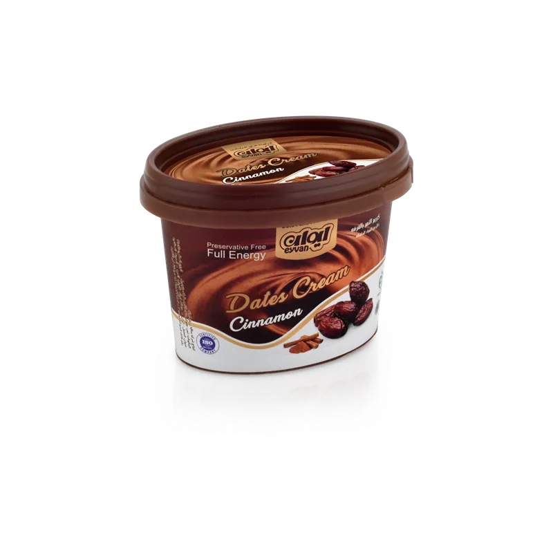 250g oval-shaped date cream with cinnamon flavor